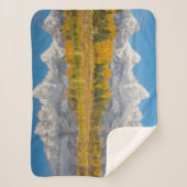 Grand Teton Mountains Wyoming Sherpa Deken (Voorkant)