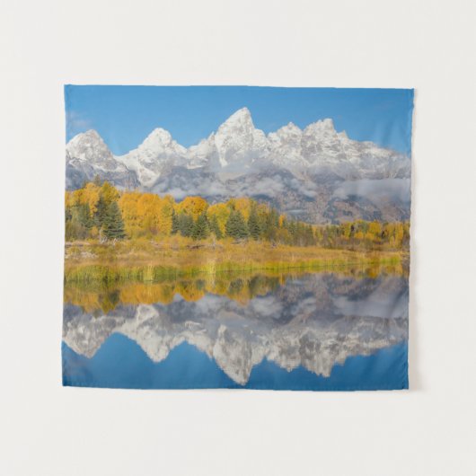 Grand Teton Mountains Wyoming Wandkleed (Voorkant (horizontaal))