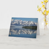 Grand Teton Nationaal Park Blank van binnen Kaart (Gele Bloem)