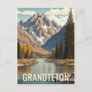 GRAND TETON NATIONAAL PARK BRIEFKAART
