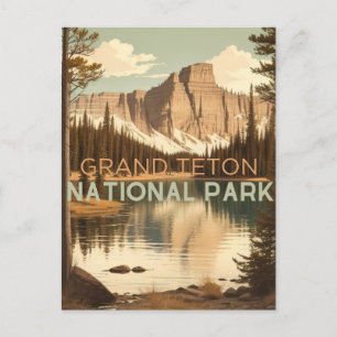 GRAND TETON NATIONAAL PARK BRIEFKAART
