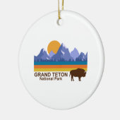 GRAND TETON NATIONAAL PARK KERAMISCH ORNAMENT (Links)