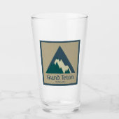 Grand Teton Nationaal Park Rustiek Glas (Voorkant)