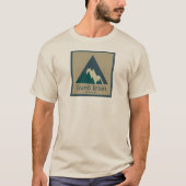 Grand Teton Nationaal Park Rustiek T-shirt (Voorkant)