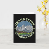  Grand Teton Nationaal Park Wy Mountain Hiki Kaart (Gele Bloem)