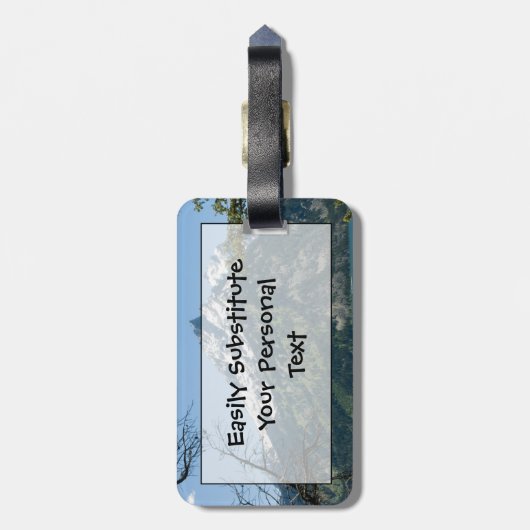 Grand Teton National Park #10 Easy ID Personal Bagagelabel (Achterkant verticaal)