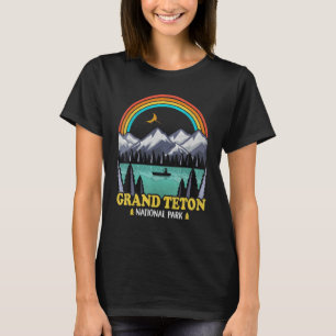 Grand Teton National Park  70-80-s Camping T-shirt