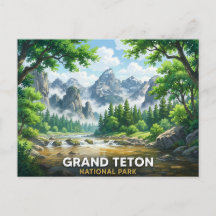 Grand Teton National Park | Anime Landschap