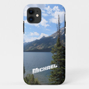 Grand Teton National Park, berg, meer en boom Case-Mate iPhone Case