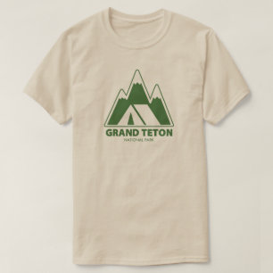 Grand Teton National Park Bergen Kamperen T-shirt