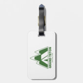 Grand Teton National Park Bergkamperen Bagagelabel (Achterkant verticaal)