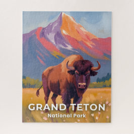 Grand Teton National Park | Bizon Reizen Kunst Legpuzzel