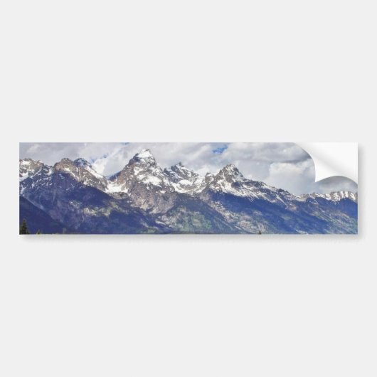 Grand Teton National Park. Bumpersticker (Voorkant)