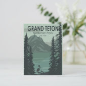 Grand Teton National Park Crane  Briefkaart (Staand voorkant)