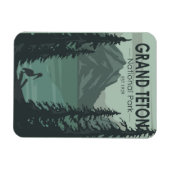 Grand Teton National Park Crane  Magneet (Horizontaal)