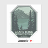 Grand Teton National Park Crane  Sticker (Vel)