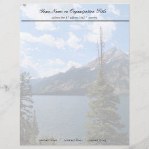 Grand Teton National Park. Custom Briefhoofd