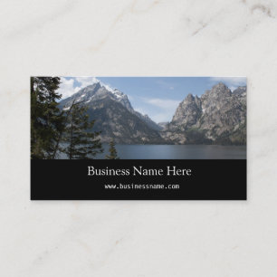 Grand Teton National Park fotografie profielkaart Visitekaartje