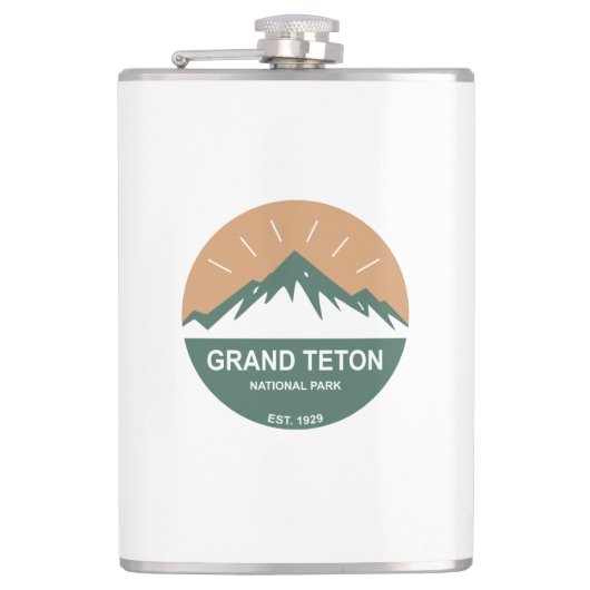 Grand Teton National Park Heupfles (Voorkant)