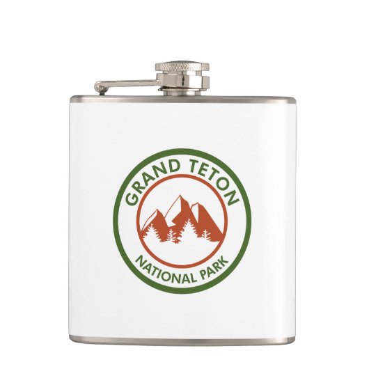 Grand Teton National Park Heupfles (Voorkant)