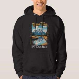 Grand Teton National Park Jackson Hole in nood Hoodie