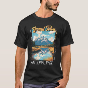 Grand Teton National Park Jackson Hole in nood T-shirt