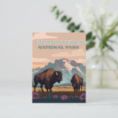 Grand Teton National Park Jackson Wyoming Mountain Briefkaart (Staand voorkant)