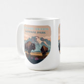 Grand Teton National Park Jackson Wyoming Mountain Koffiemok (Voorkant links)