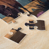 Grand Teton National Park Jackson Wyoming Mountain Legpuzzel (Zijkant)