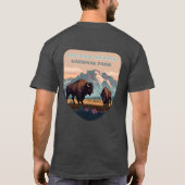 Grand Teton National Park Jackson Wyoming Mountain T-shirt (Achterkant)