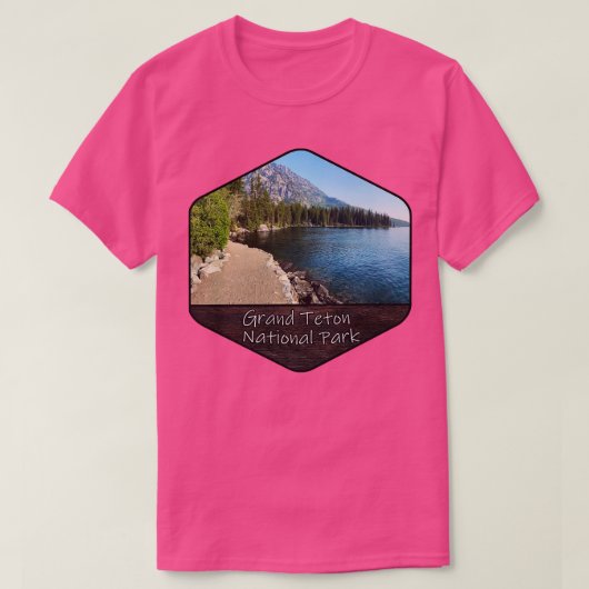 Grand Teton National Park Jenny Lake T-shirt (Design voorkant)
