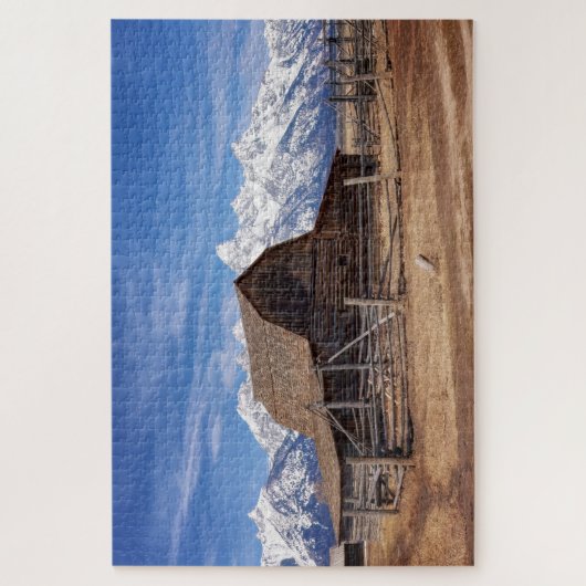 Grand Teton National Park - John Moulton Barn Legpuzzel (Verticaal)