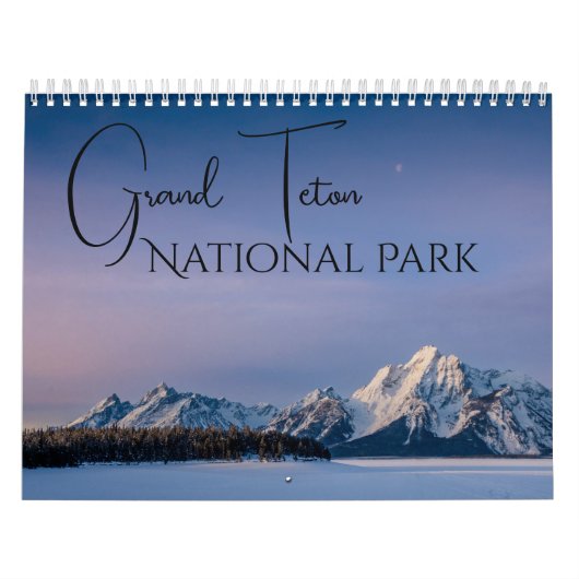Grand Teton National Park Landschapskalender Kalender (Hoes)