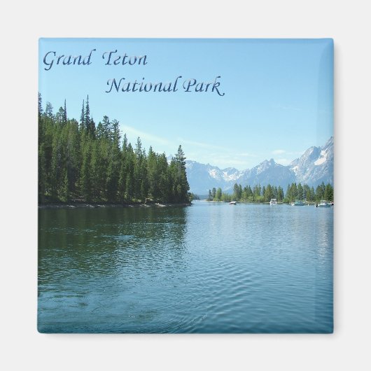 Grand Teton National Park Magneet (Voorkant)