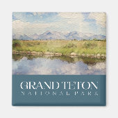 Grand Teton National Park Magnet (Voorkant)