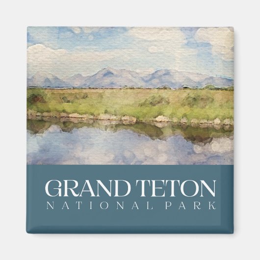 Grand Teton National Park Magnet (Voorkant)