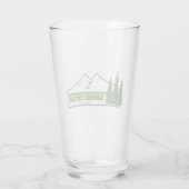 Grand Teton National Park met groene strepen Glas (Achterkant)