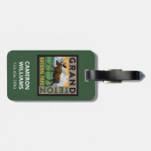 Grand Teton National Park Moose Bagagelabel (Achterkant horizontaal)