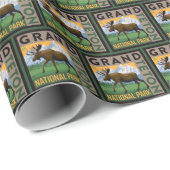 Grand Teton National Park Moose Cadeaupapier (Rol Hoek)
