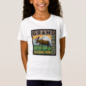 Grand Teton National Park Moose T-shirt (Voorkant)