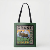 Grand Teton National Park Moose Tote Bag (Voorkant)