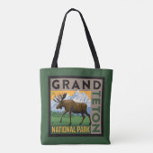 Grand Teton National Park Moose Tote Bag (Achterkant)