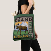 Grand Teton National Park Moose Tote Bag (Dichtbij)