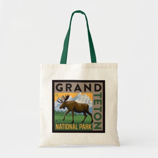 Grand Teton National Park Moose Tote Bag (Voorkant)