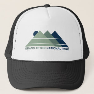 Grand Teton National Park Mountain Sun Trucker Pet