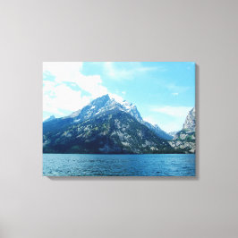 Grand Teton National Park.  Prachtig landschap Canvas Afdruk