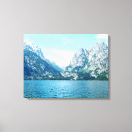 Grand Teton National Park.  Prachtig landschap Canvas Afdruk