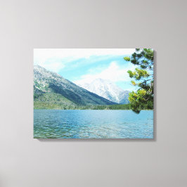 Grand Teton National Park.  Prachtig landschap Canvas Afdruk