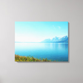 Grand Teton National Park.  Prachtig landschap Canvas Afdruk
