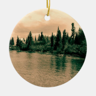 Grand Teton National Park. Prachtig landschap Keramisch Ornament